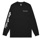 RPM Garage Long Sleeve Logo Tee - Black